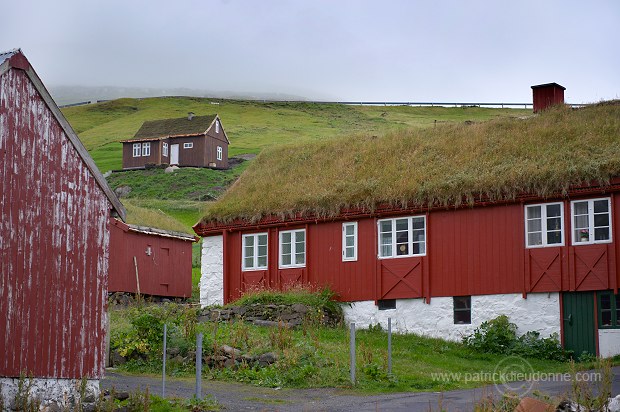 Houses, Elduvik, Eysturoy, Faroe islands - Elduvik, iles Feroe - FER190