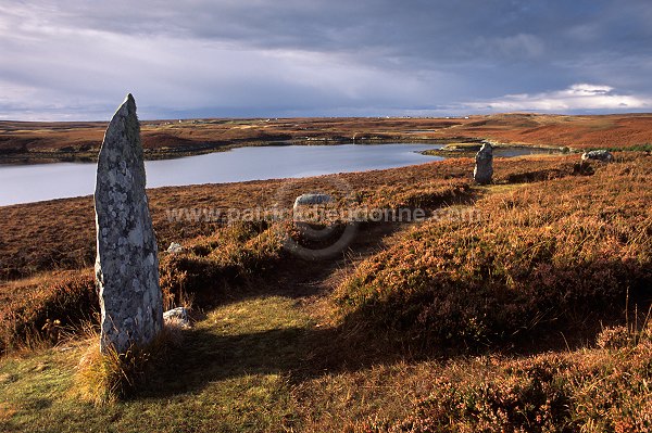 Pobull Fhinn stone circle, Uist, Scotland - Ecosse - 18805