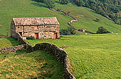 Swaledale, old barn, Yorkshire Dales NP, England - Grange traditionnelle 12784