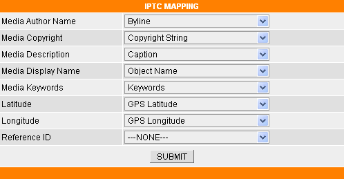 iptc mapping