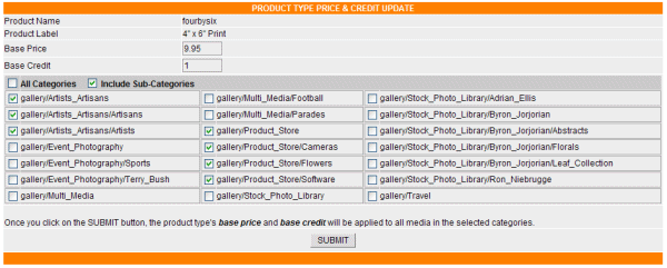 Single Product Type Pricing