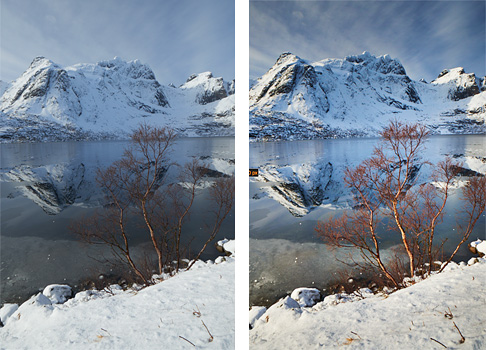 landscape image developed with Capture One Pro 8 