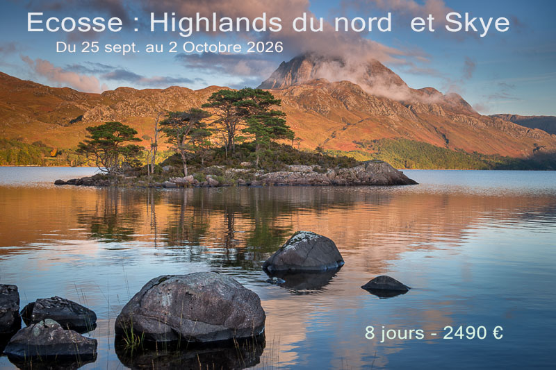 Voyage photo Ecosse, Highlands et Skye, 2026